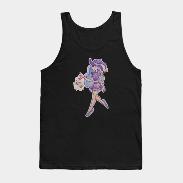 Cute Magical Witch Tank Top by inatorinator